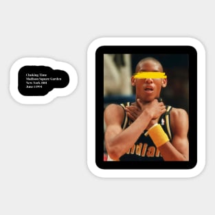 Reggie Miller Choking Time Sticker